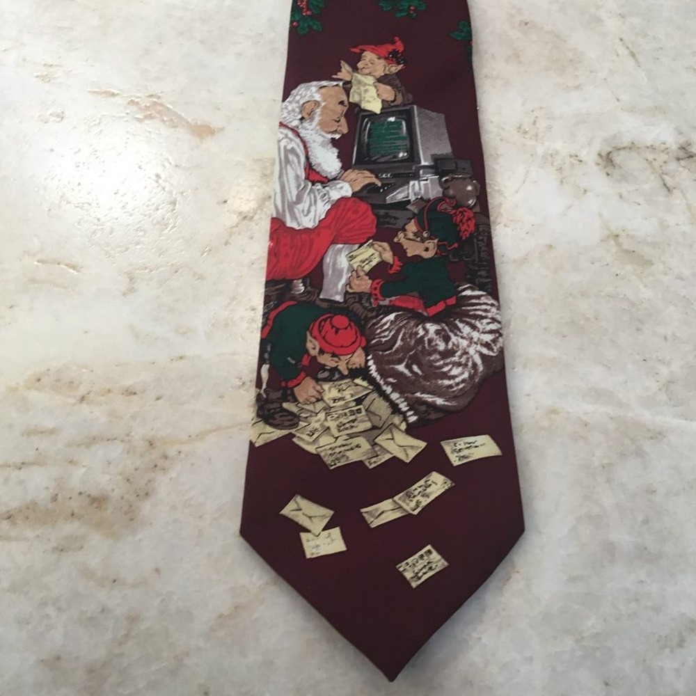 THE SATURDAY EVENING POST CHRISTMAS TIE